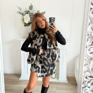 JUPE SHORT LEOPARD JUPE SHORT LEOPARD