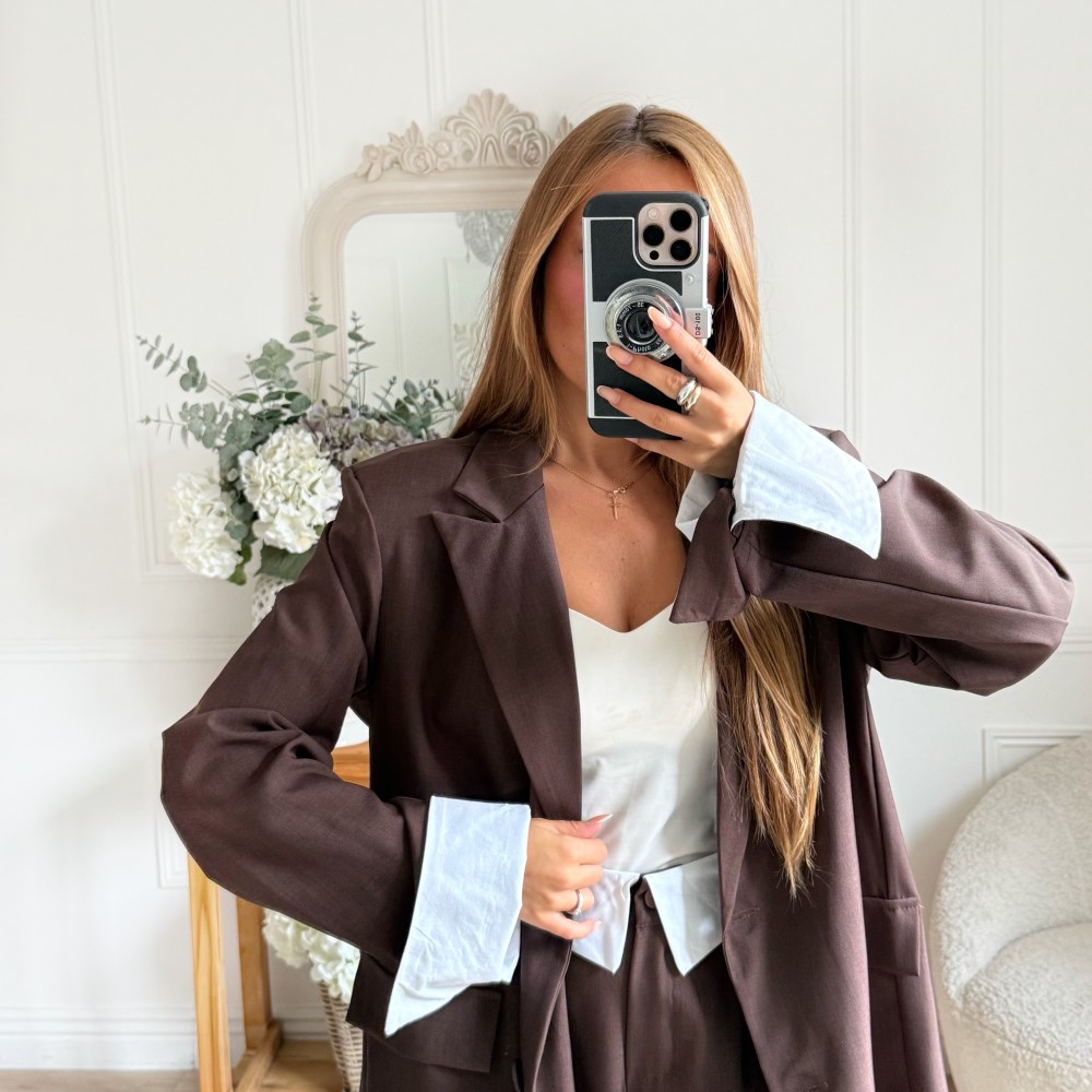 ENSEMBLE SMOKING SPORTSWEAR CHOCO