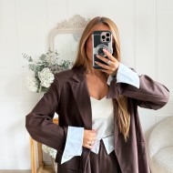 ENSEMBLE SMOKING SPORTSWEAR CHOCO