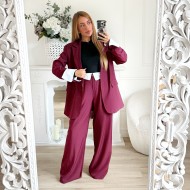 ENSEMBLE SMOKING SPORTSWEAR BORDEAUX