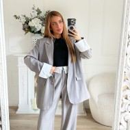 ENSEMBLE SMOKING SPORTSWEAR GRIS CLAIR