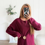 ROBE PULL AMPLE AVEC BIJOUX