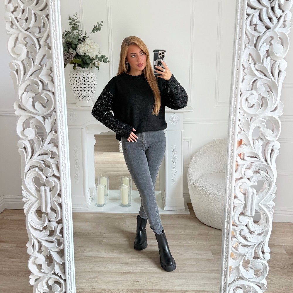 SKINNY GRIS STRETCH
