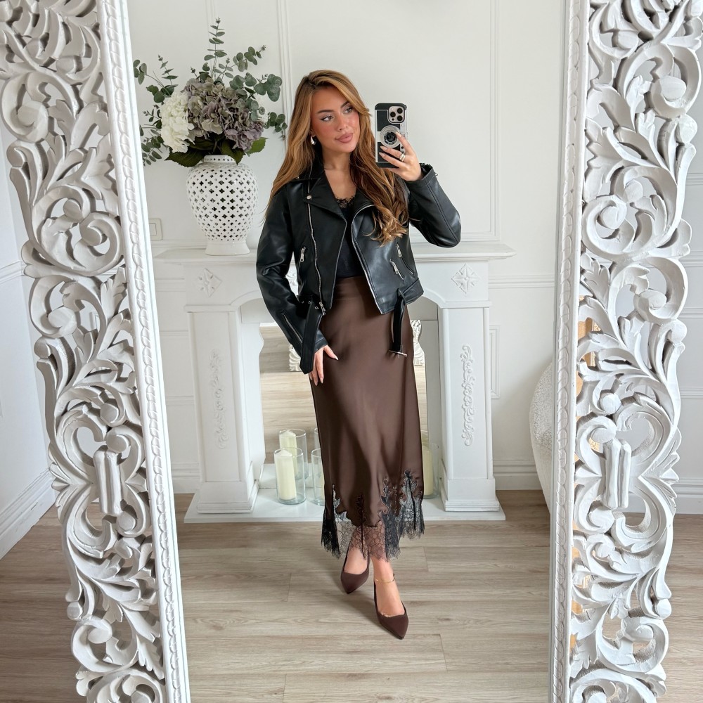 PERFECTO SIMILI CUIR BLACK