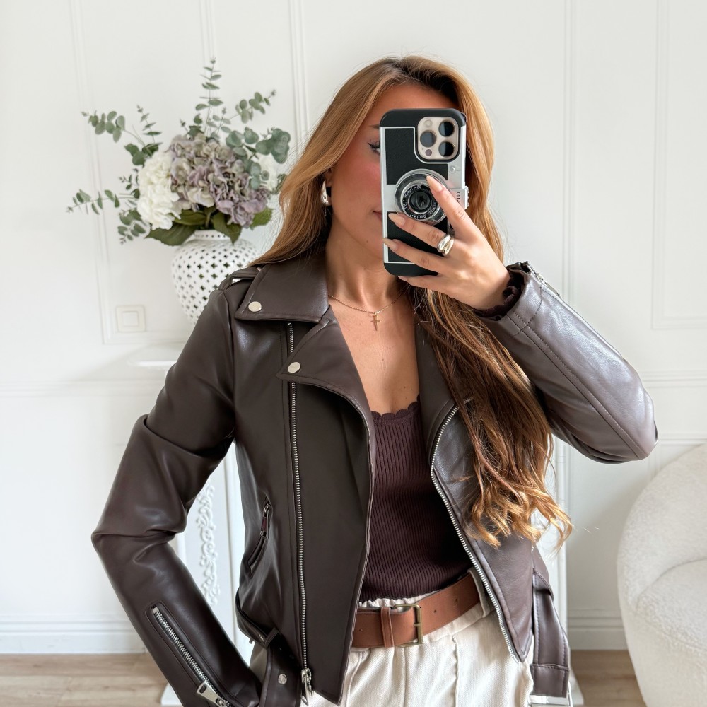 PERFECTO SIMILI CUIR CHOCO