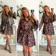 ROBE FLEURIE CHOCO ROBE FLEURIE CHOCO