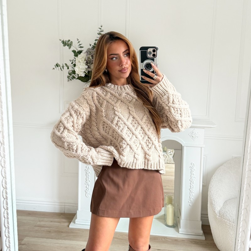 JUPE SHORT CHOCO JUPE SHORT CHOCO