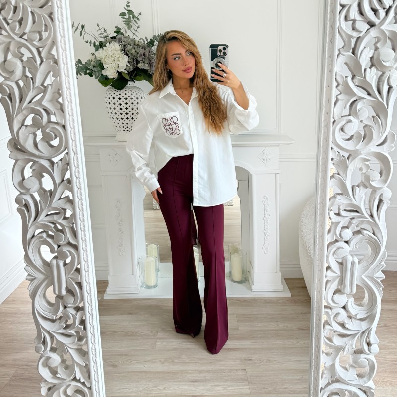 PANTALON PAT DEPH BURGUNDY