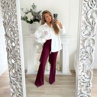 PANTALON PAT DEPH BURGUNDY