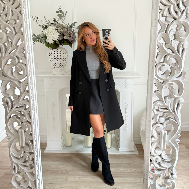 LONG MANTEAU BLACK