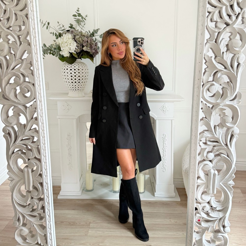 LONG MANTEAU BLACK
