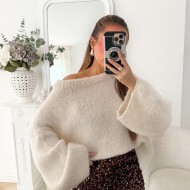 MAXI PULL LOOSE BEIGE