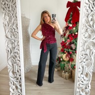 TOP SEQUINS MONOMANCHE VANESSA