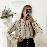 BLOUSE CHARLOTTE BRODÉE